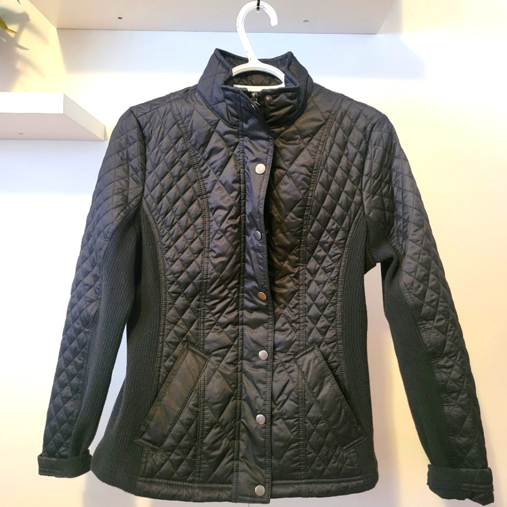 Quilted Jacket in Black